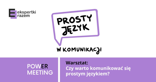 Spotkanie anulowane - Stowarzyszenie ER - Czy warto komunikować się prostym językiem?