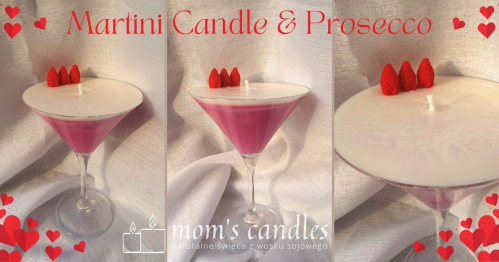 Walentynkowe Warsztaty Tworzenia Świec Sojowych - Martini Candle & Prosecco