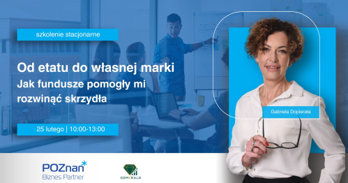 Od etatu do własnej marki. Jak fundusze pomogły mi rozwinąć skrzydła