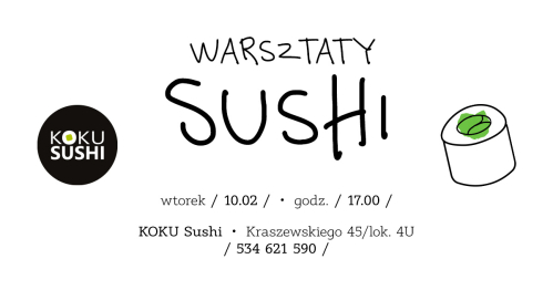 Warsztaty KOKU Sushi Białystok