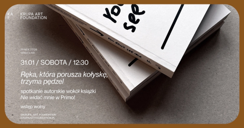 "Ręka, która porusza kołyskę, trzyma pędzel" | spotkanie autorskie w Primo!