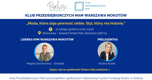 Klub Przedsiębiorczych Mam Warszawa Mokotów - 12.02.2026