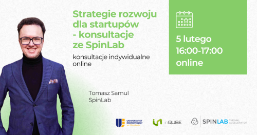 Strategie rozwoju dla startupów - konsultacje ze SpinLab