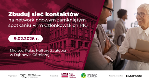 Zbuduj sieć kontaktów na networkingowym zamkniętym spotkaniu Firm Członkowskich RIG