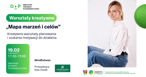 19.02 Zagłębie Kobiet Przedsiębiorczych - Warsztaty kreatywne: "Mapa marzeń i celów"