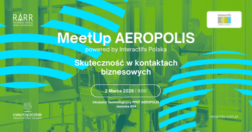 MeetUp AEROPOLIS - Skuteczność w kontaktach biznesowych (PRELEGENT)