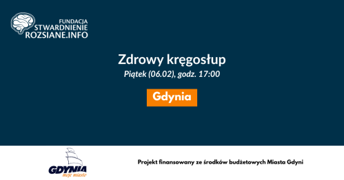 Zdrowy kręgosłup - zajęcia w Gdyni dla osób z chorobami neurologicznymi (6.02.2026, godz. 17:00)