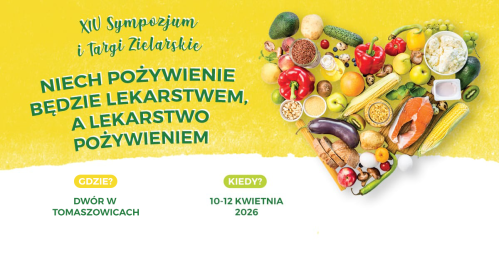 XIV Sympozjum i Targi Zielarskie - Tomaszowice, 10-12.04.2026