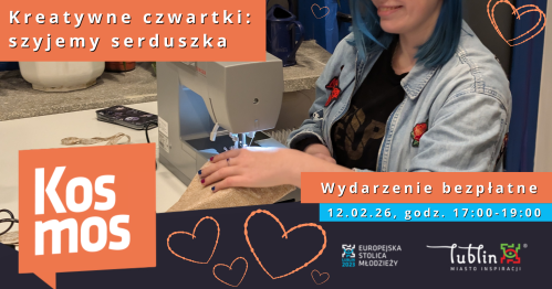 Kreatywne czwartki: szyjemy walentynkowe serduszka