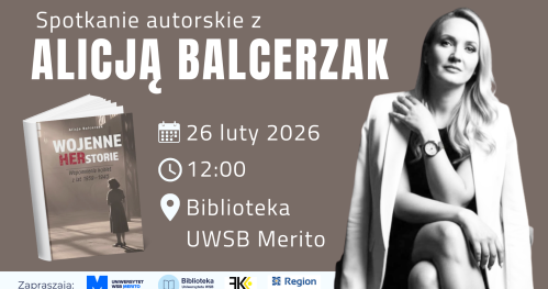 Spotkanie autorskie z Alicją Balcerzak