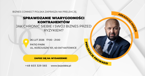 Sprawdzanie wiarygodności kontrahentów - Biznesowe Spotkanie Networkingowe