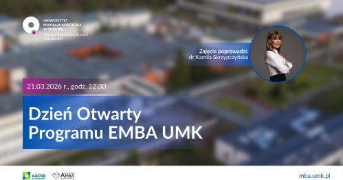 Dzień Otwarty EMBA na UMK w Toruniu