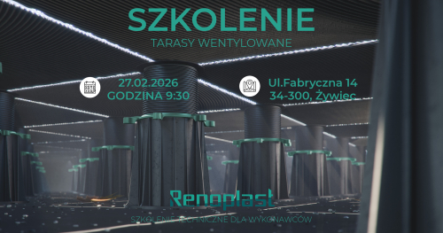 RENOPLAST: Tarasy wentylowane - szkolenie dla wykonawców