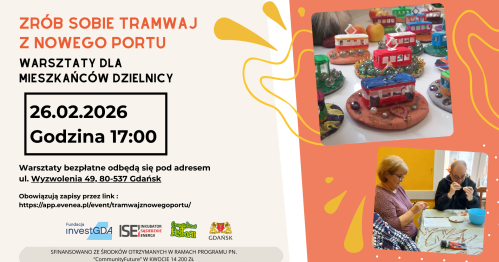 Tramwaj z Nowego Portu - stwórz własną pamiątkę z dzielnicy