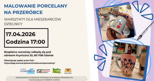 Malowanie porcelany na Przeróbce