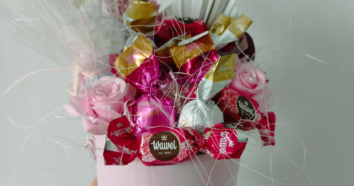 Fajne Ferie: Słodki flower box