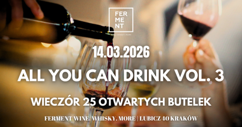 All You Can Drink #3: wieczór 25 otwartych butelek