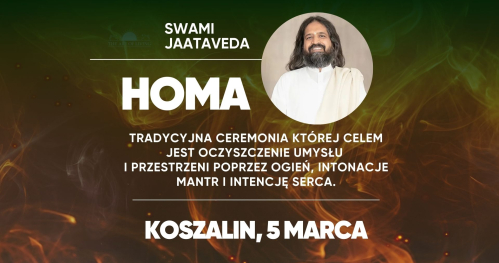 Homa ze Swami Jaataveda. KOSZALIN