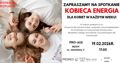 KOBIECA ENERGIA W PRO-AGE