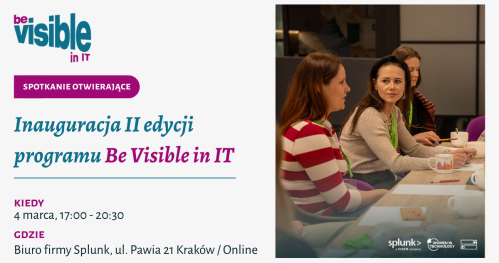 Inauguracja II edycji programu Be Visible in IT