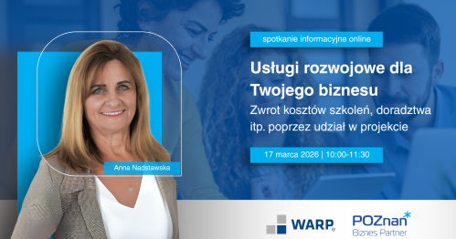 "Rozwój z dotacją" dowiedz się, jak pozyskać środki na studia, kursy, szkolenia, doradztwo