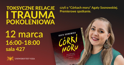 Spotkanie autorskie z Agatą Sosnowską autorką powieści "Córki moru"