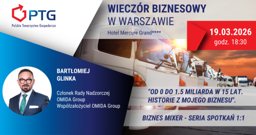 Kolacja Biznesowa Polskiego Towarzystwa Gospodarczego