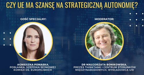TEN Special Guest Briefing: Europa po Davos. Czy UE ma szansę na strategiczną autonomię?