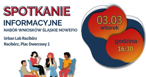 Racibórz: Spotkanie informacyjne o konkursach Śląskie NOWEFIO 2024-2026