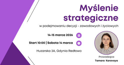 Myślenie strategiczne w podejmowaniu decyzji - zawodowych i życiowych