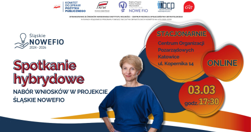 Spotkanie informacyjne - nabór wniosków Śląskie NOWEFIO