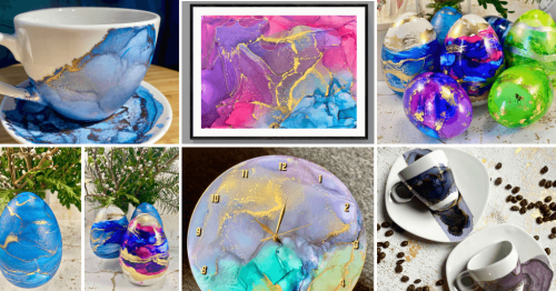 Warsztaty Alkohol Inks - malowanie tuszami alkoholowymi