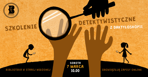 Szkolenie detektywistyczne z daktyloskopii dla rodzin w bibliotece w Starej Miłosnej