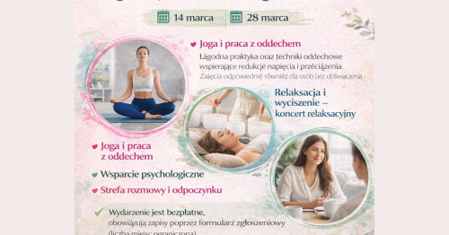 Dzień Zdrowej Mamy - bezpłatne spotkanie regeneracyjne 14.03.2026