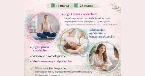 Dzień Zdrowej Mamy - bezpłatne spotkanie regeneracyjne 28.03.2026