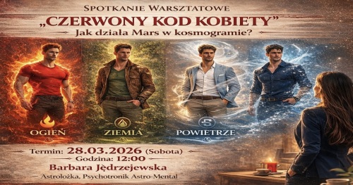 CZERWONY KOD KOBIETY - warsztaty dla Kobiet