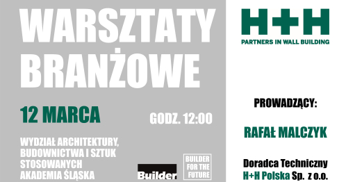 WARSZTATY BRANŻOWE Z FIRMĄ H+H POLSKA