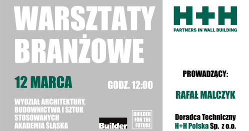 WARSZTATY BRANŻOWE Z FIRMĄ H+H POLSKA