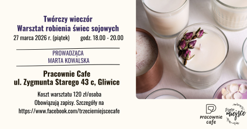 Warsztaty tworzenia świec sojowych