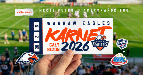 Futbol Amerykański - Warsaw Eagles karnet sezon 2026