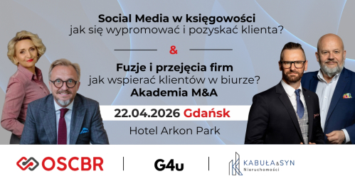 Social Media + Akademia M&A dla biur rachunkowych z OSCBR & Grow4U