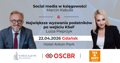 Social media + wyzwania podatników  - dla biur rachunkowych z OSCBR