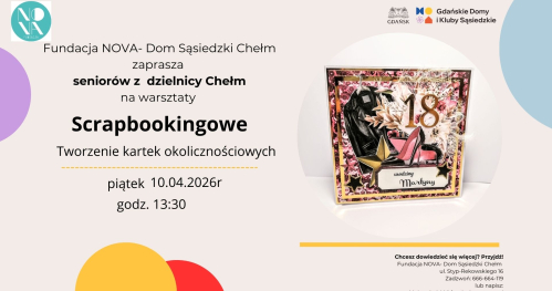 Warsztaty scrapbookingowe z tworzenia kartek okolicznościowych