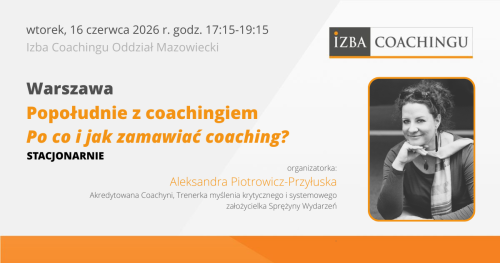 Popołudnie z coachingiem | Warszawa
