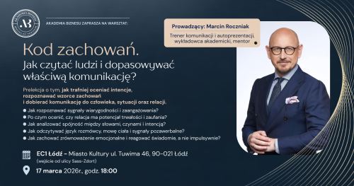 KOD ZACHOWAŃ. Jak czytać ludzi i dopasowywać do nich komunikację?