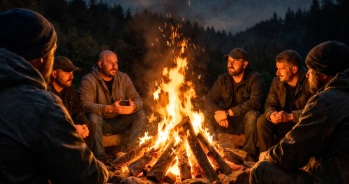 Nie jesteś sam z swoimi problemami - "Męski Krąg przy Ogniu"