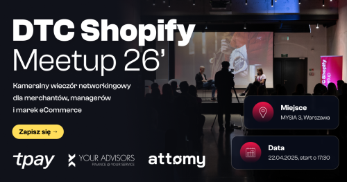 DTC Shopify Meetup 2026: wieczór networkingowy dla liderów eCommerce, DTC i Shopify