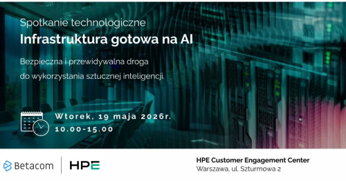 Infrastruktura gotowa na AI. Spotkanie technologiczne.
