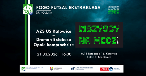 AZS UŚ Katowice - Dreman Exlabesa Opole Komprachcice