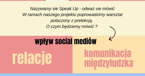 Speak up - odważ się mówić - MOAK w Wasilkowie - 26.03.2026